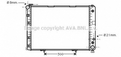 AVA QUALITY COOLING ms2177 -  Радиатор, охлаждение двигателя